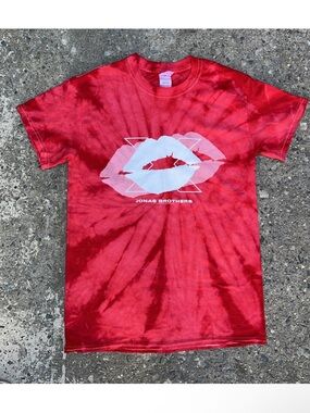 Jonas Brothers Limited Edition X Lips‎ Tie Dye Shirt S